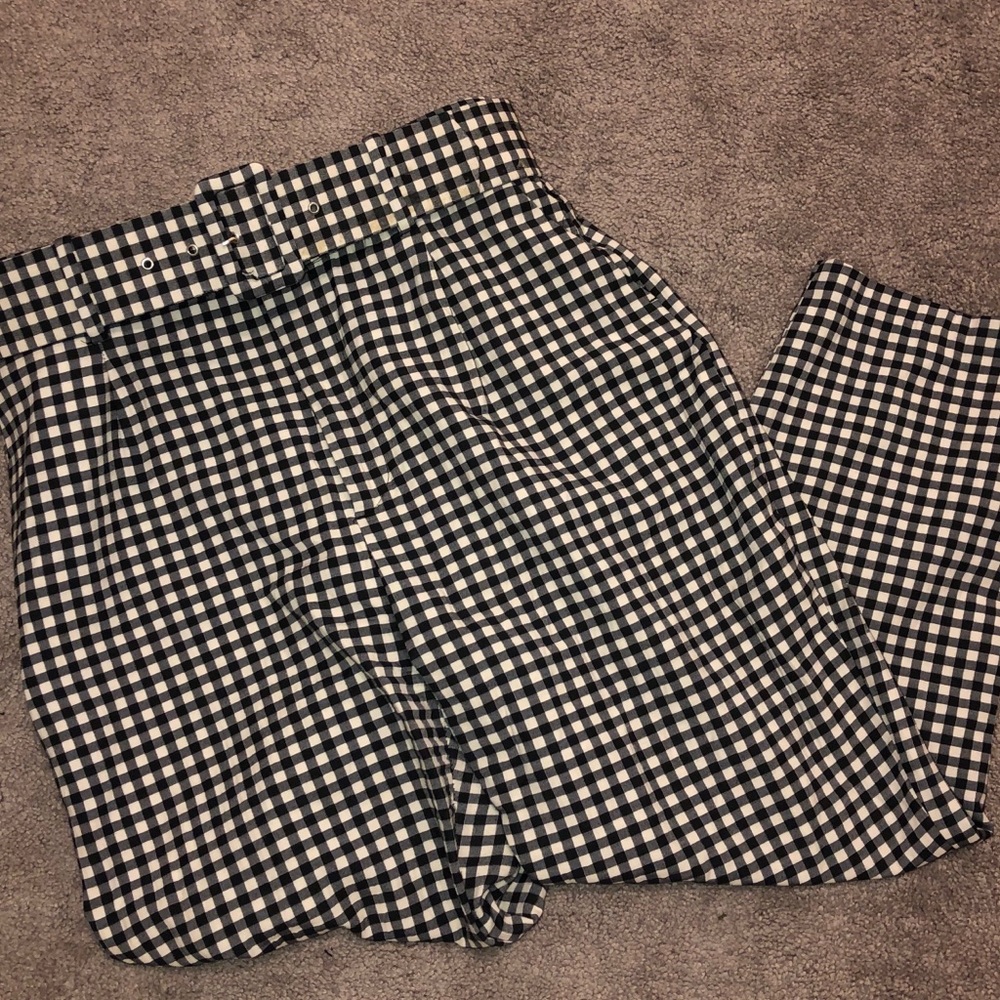 Gingham Trousers